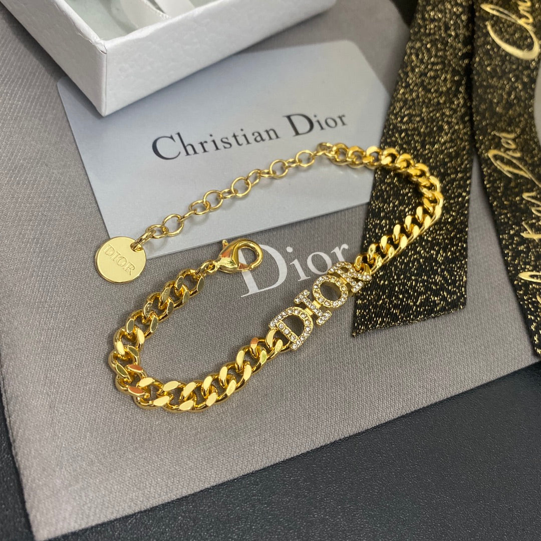 Classic Logo Letter Bracelet