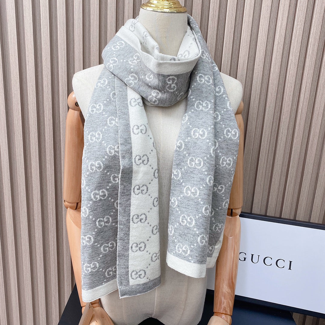 All-match Double G Jacquard Scarf