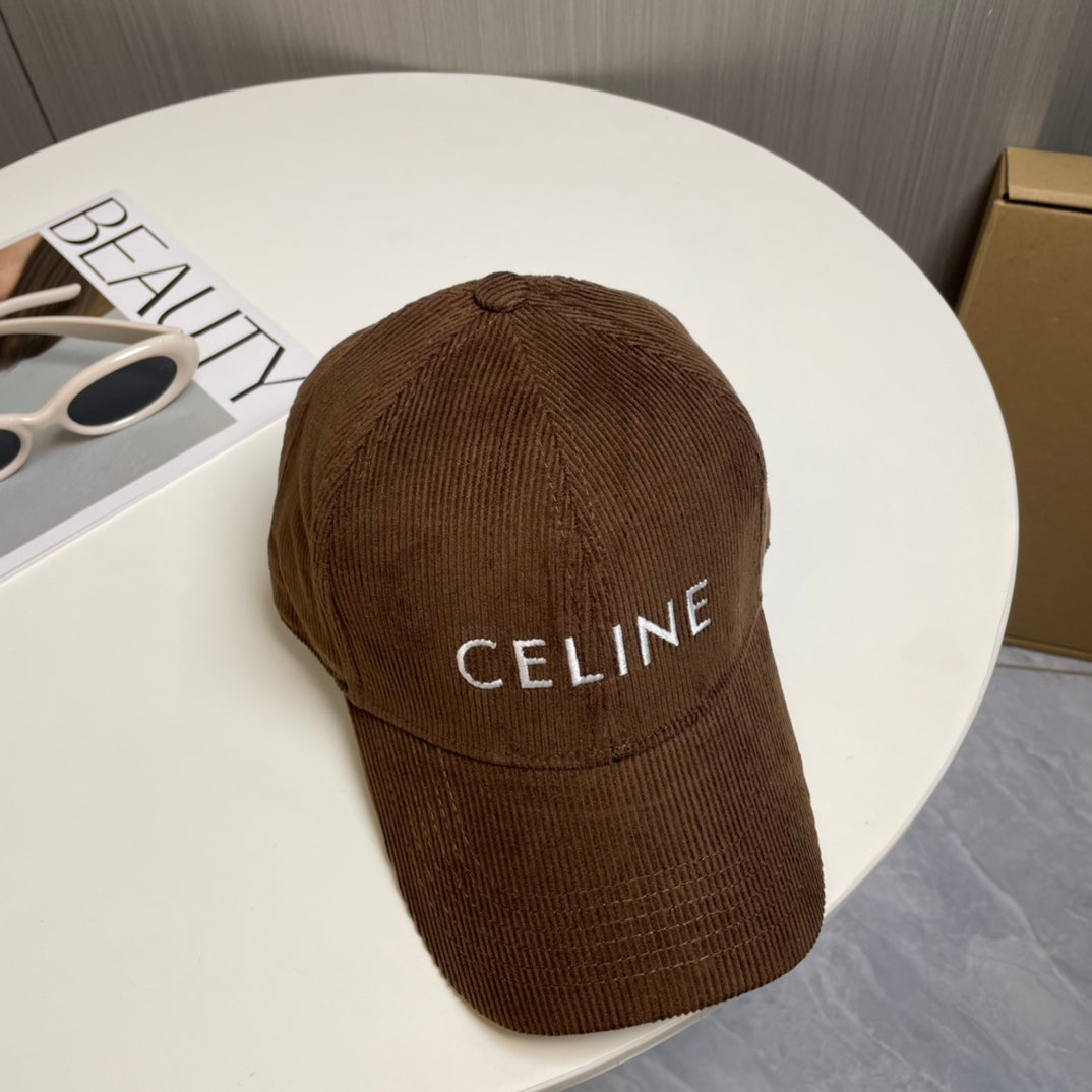 New simple corduroy baseball cap