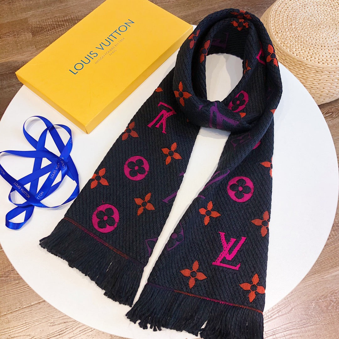 Temperament Monogram Element Scarf