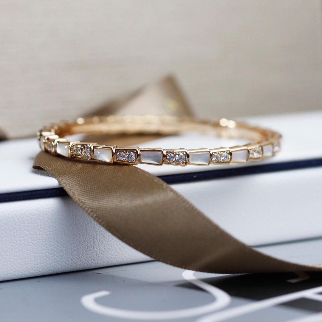 Luxury snake bone bracelet