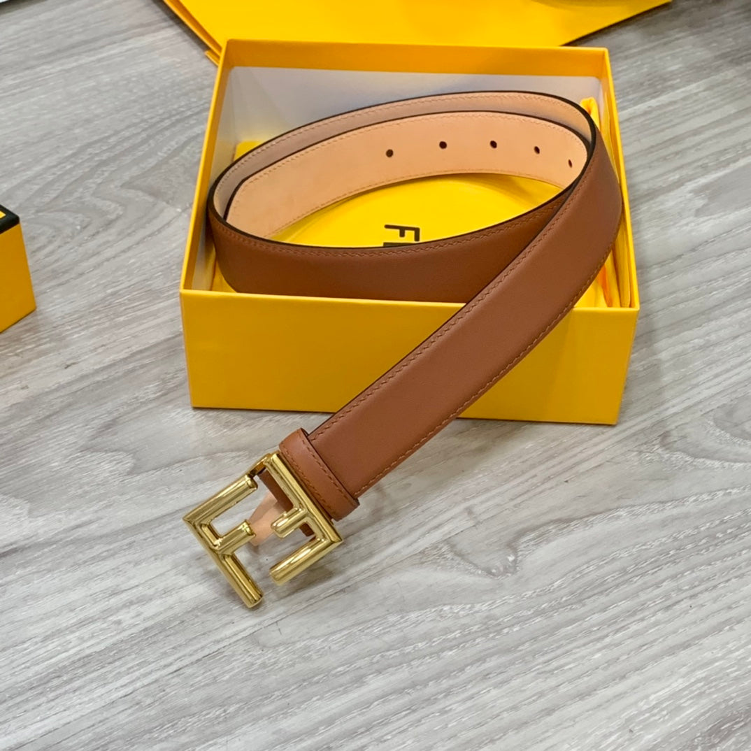 Double-sided top layer cowhide belt width 30MM