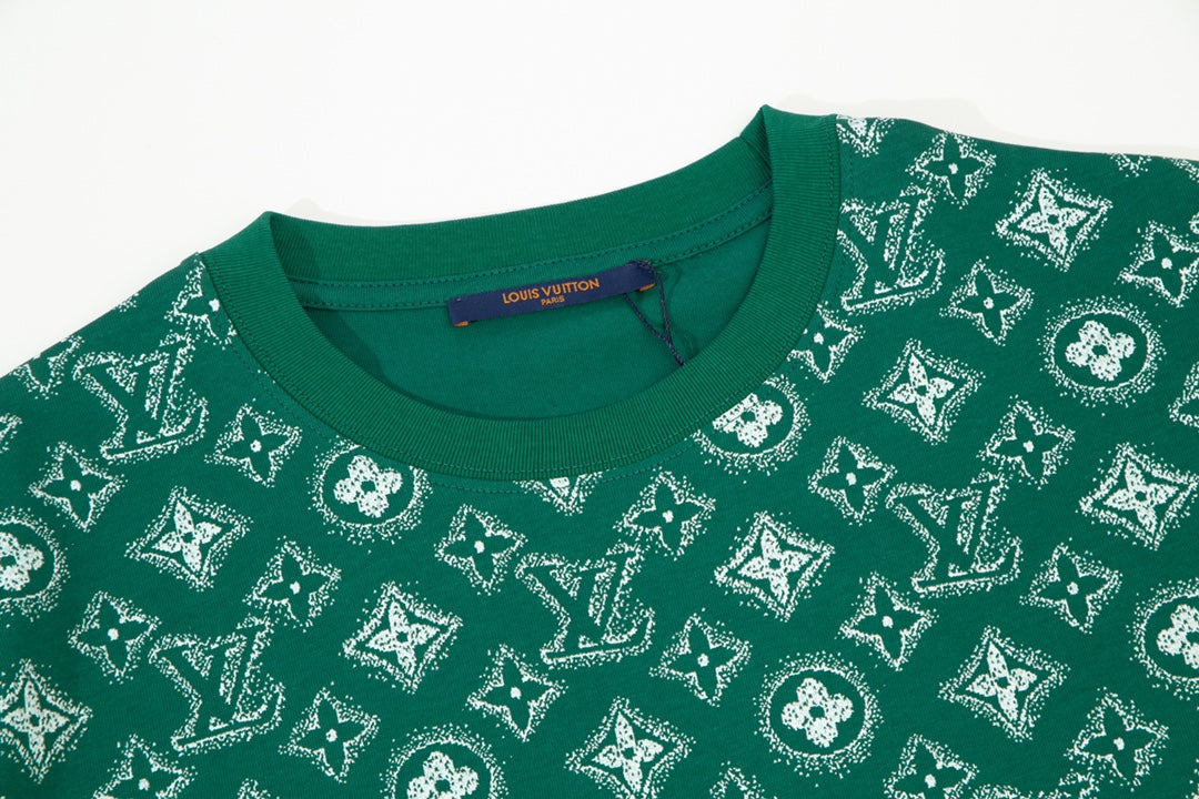 Retro monogram print T-shirt