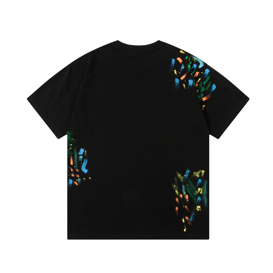 Irregular print T-shirt(summer preferred)