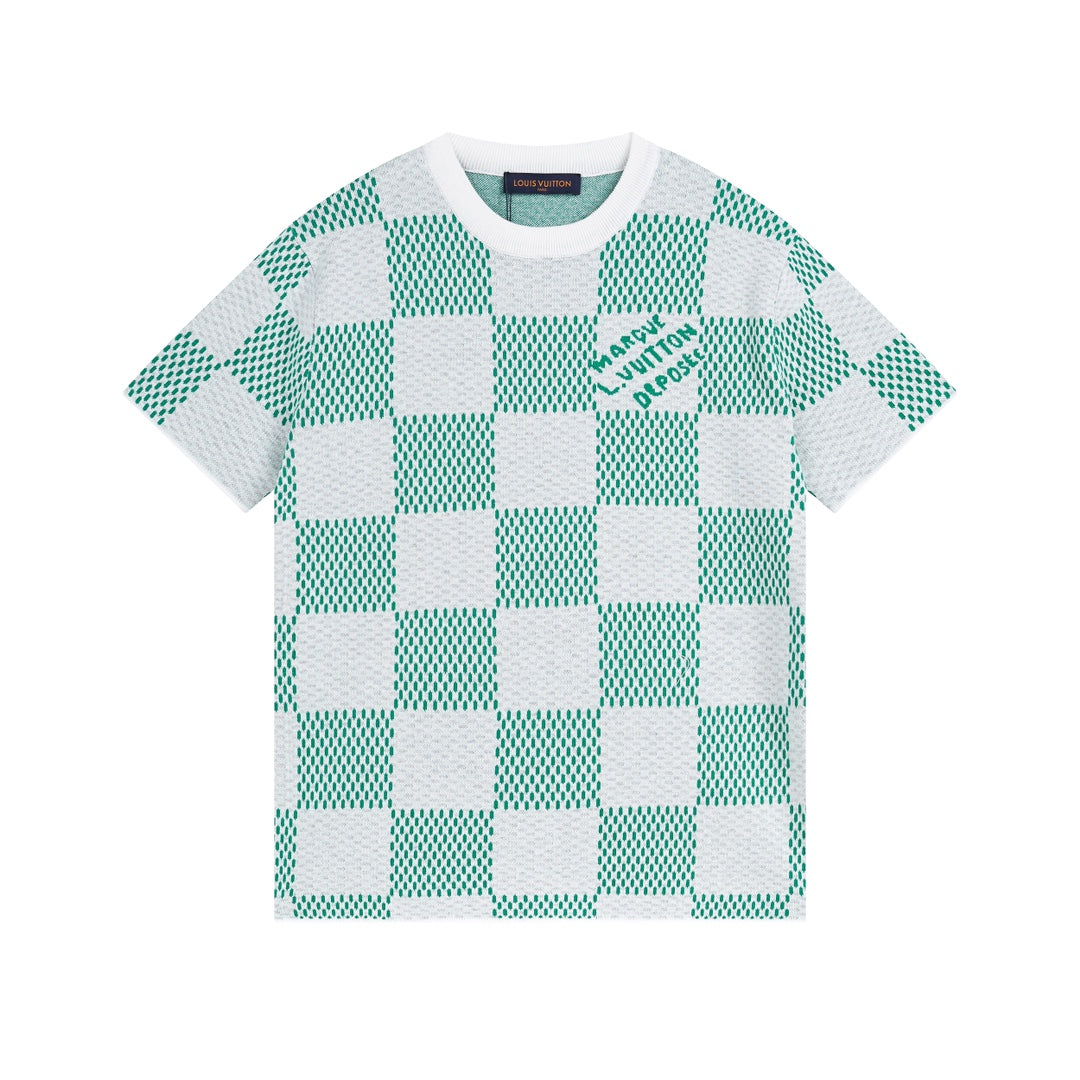 Green Checkerboard T-Shirt