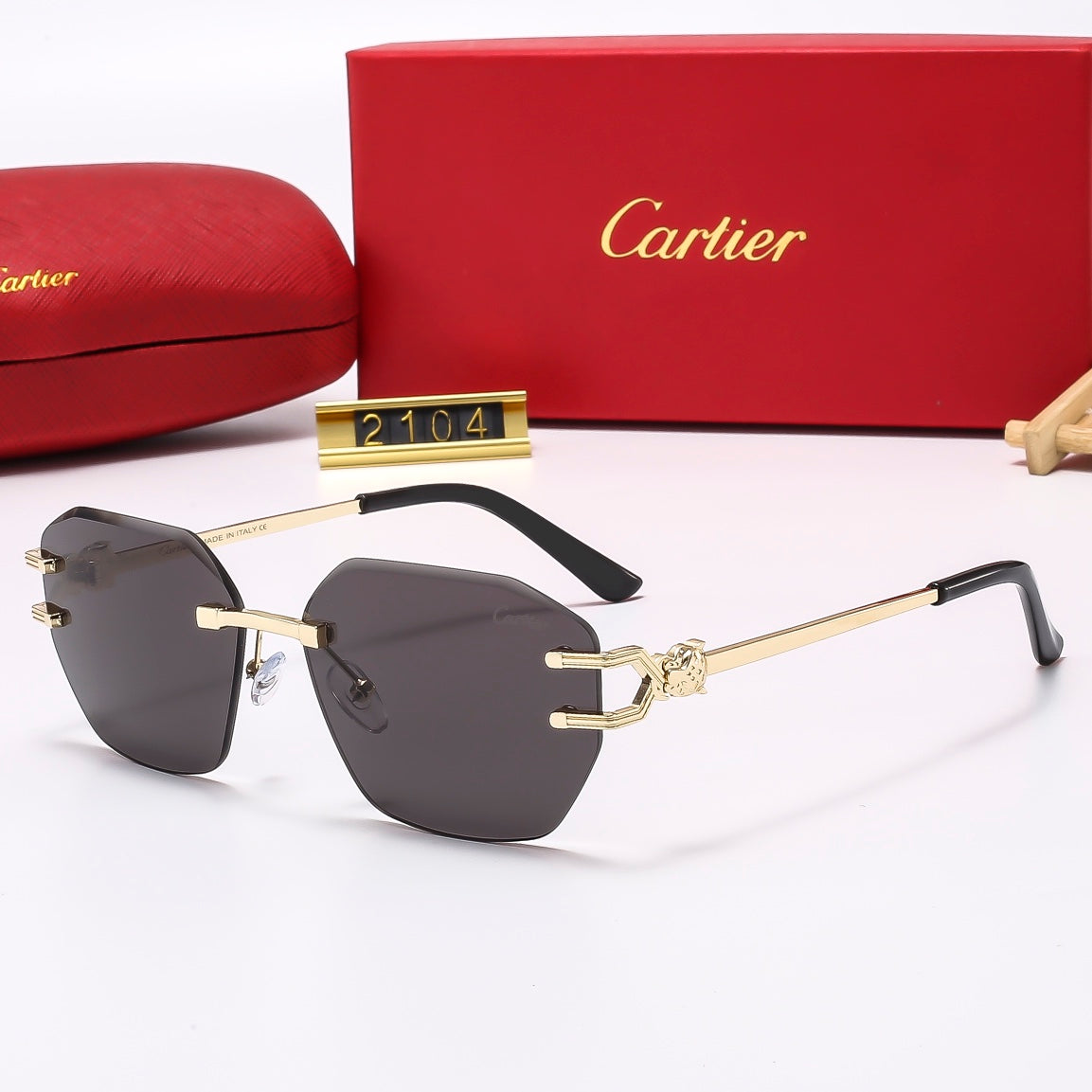 Fashion Frameless Sunglasses 2104