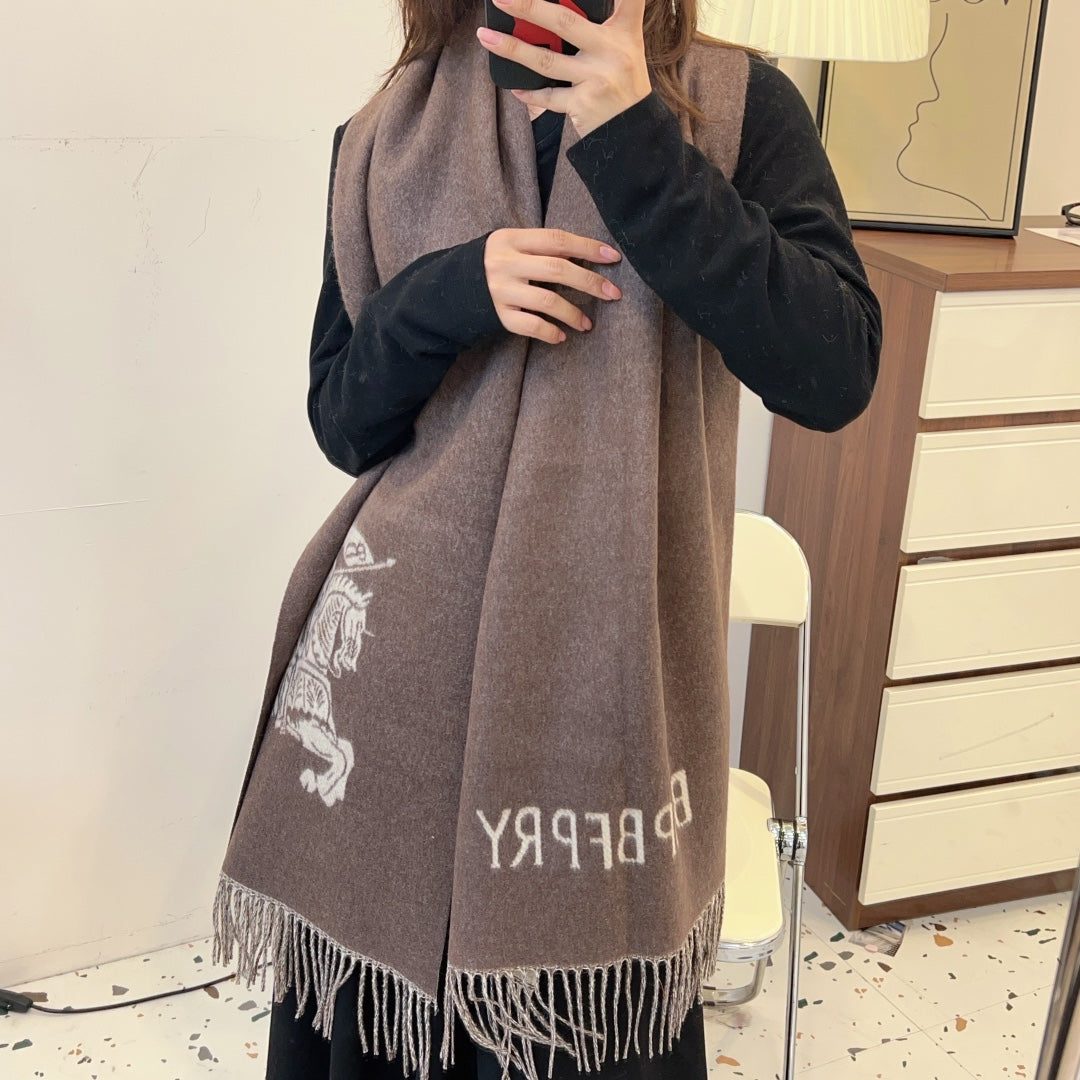 Simple Stylish Tassel Scarf