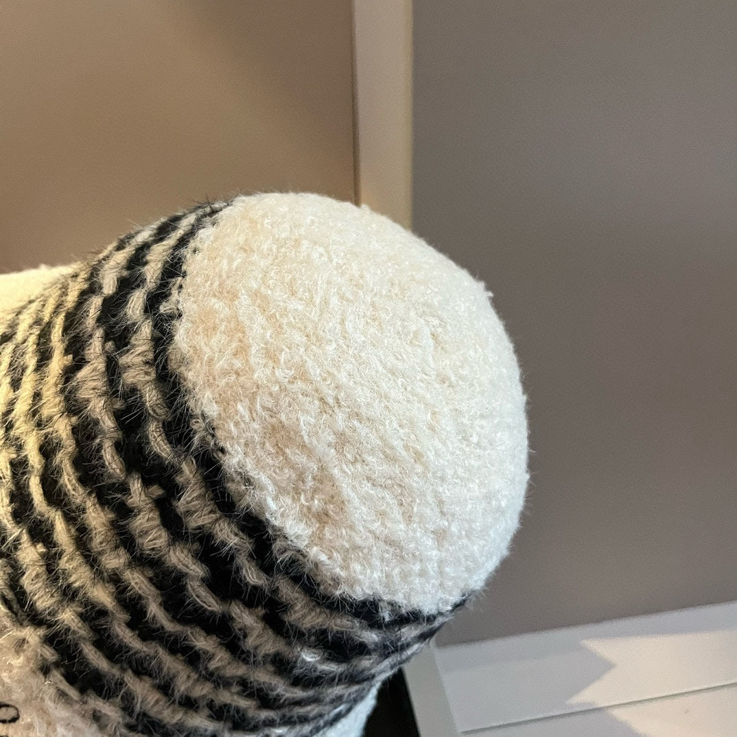 100% cashmere wool knitted hat