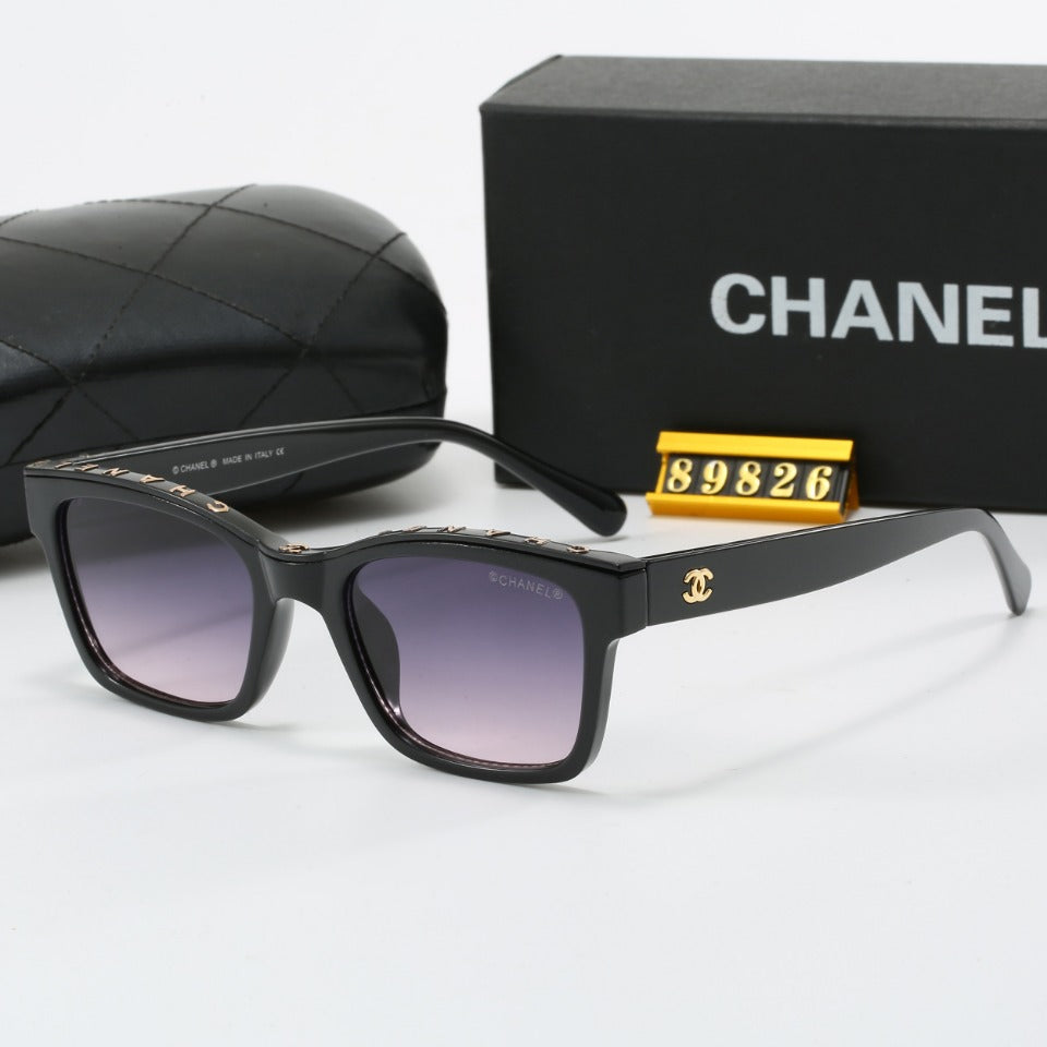 Stylish simple square frame sunglasses 89826