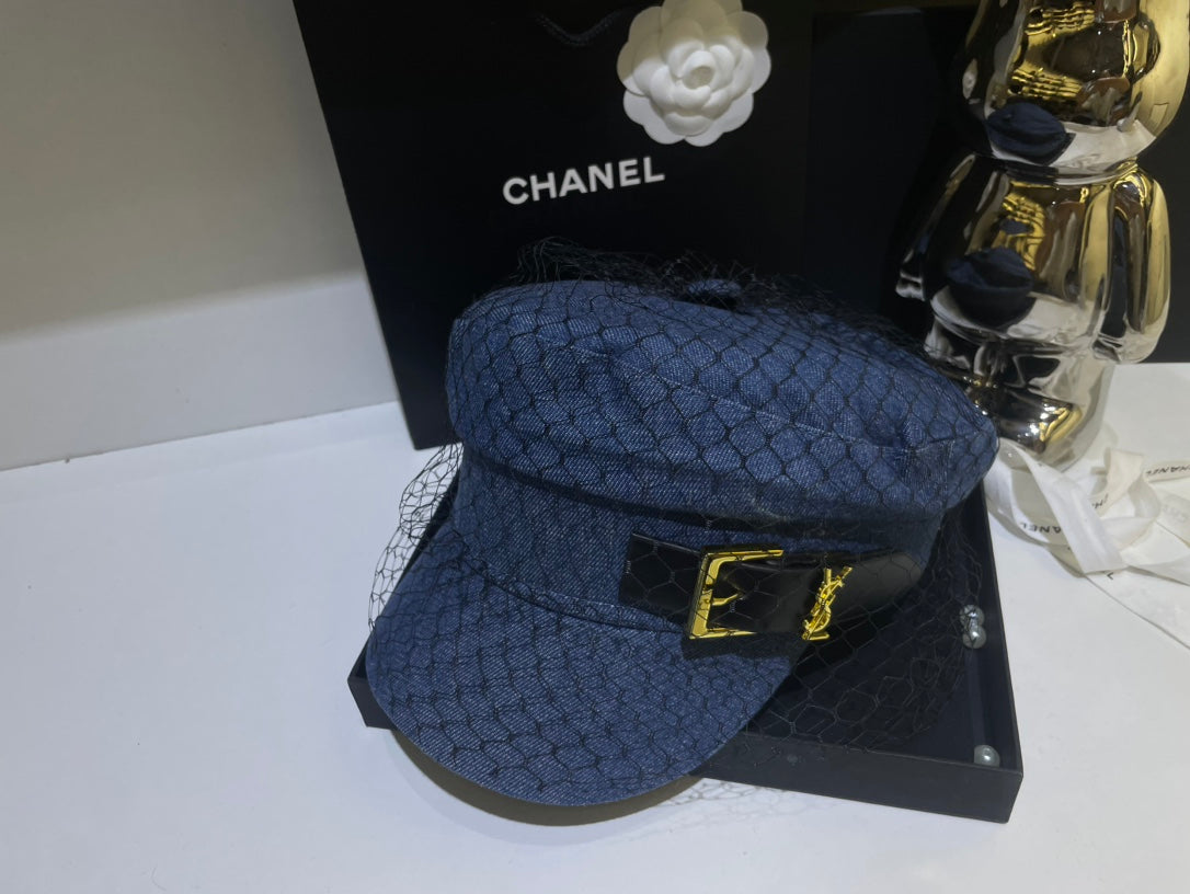 1 colour mesh denim army hat