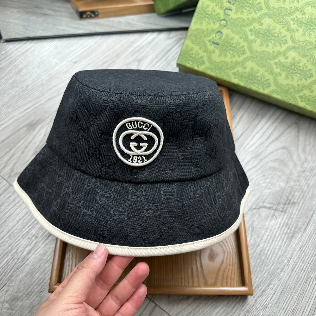 4 Colours Stylish Double G Letter Print Fisherman's Hat