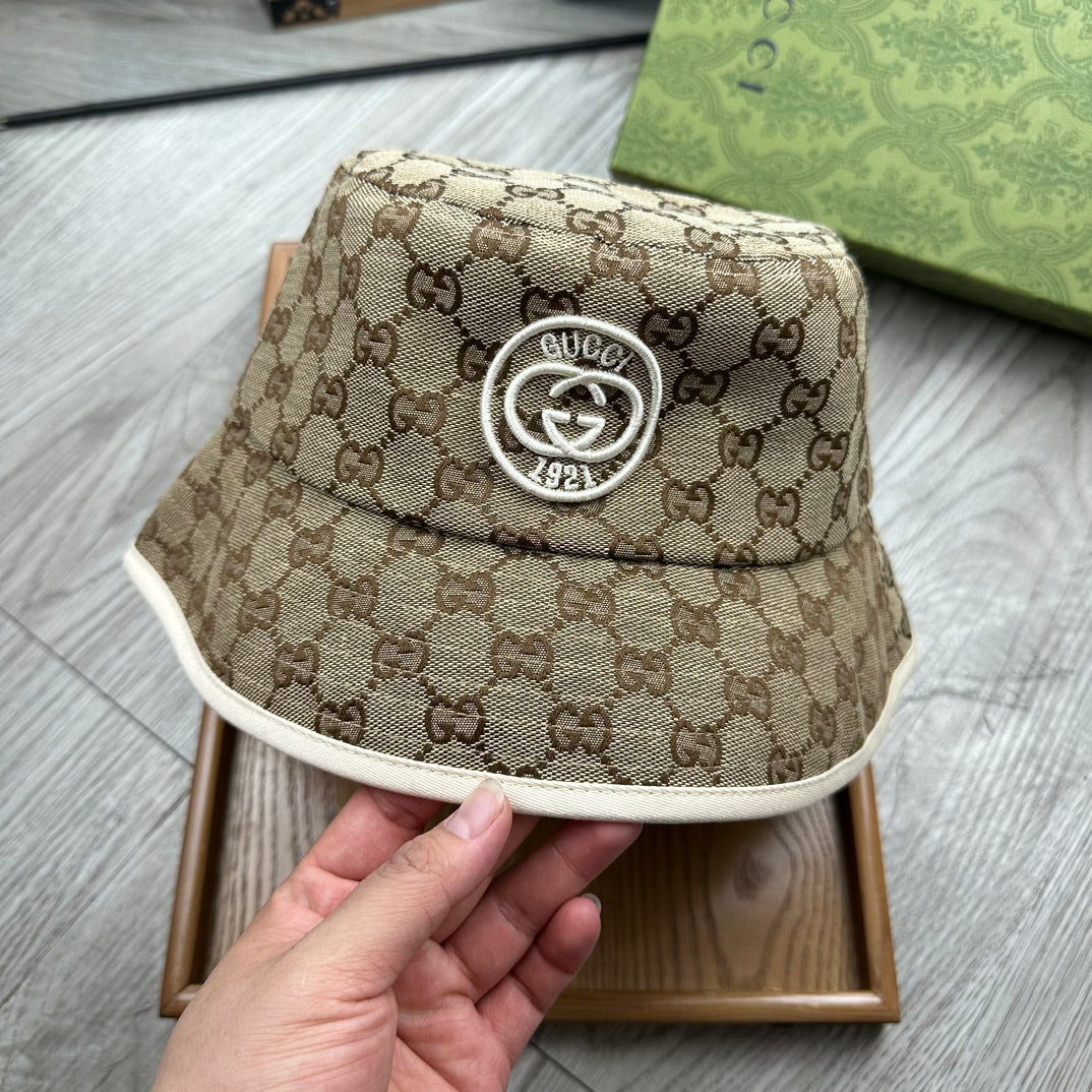 4 Colours Stylish Double G Letter Print Fisherman's Hat