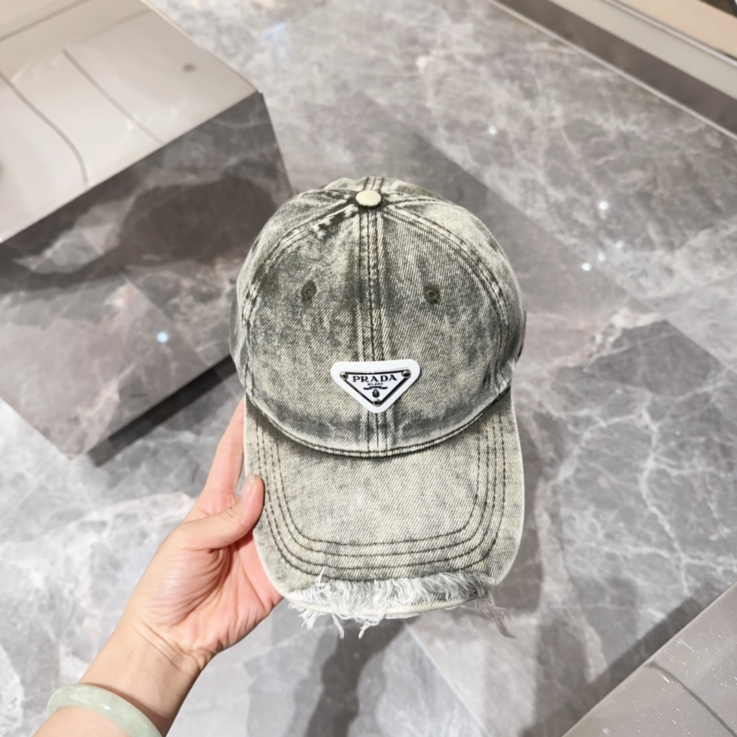 2024 Luxury Triangle Label Cowboy Baseball Cap