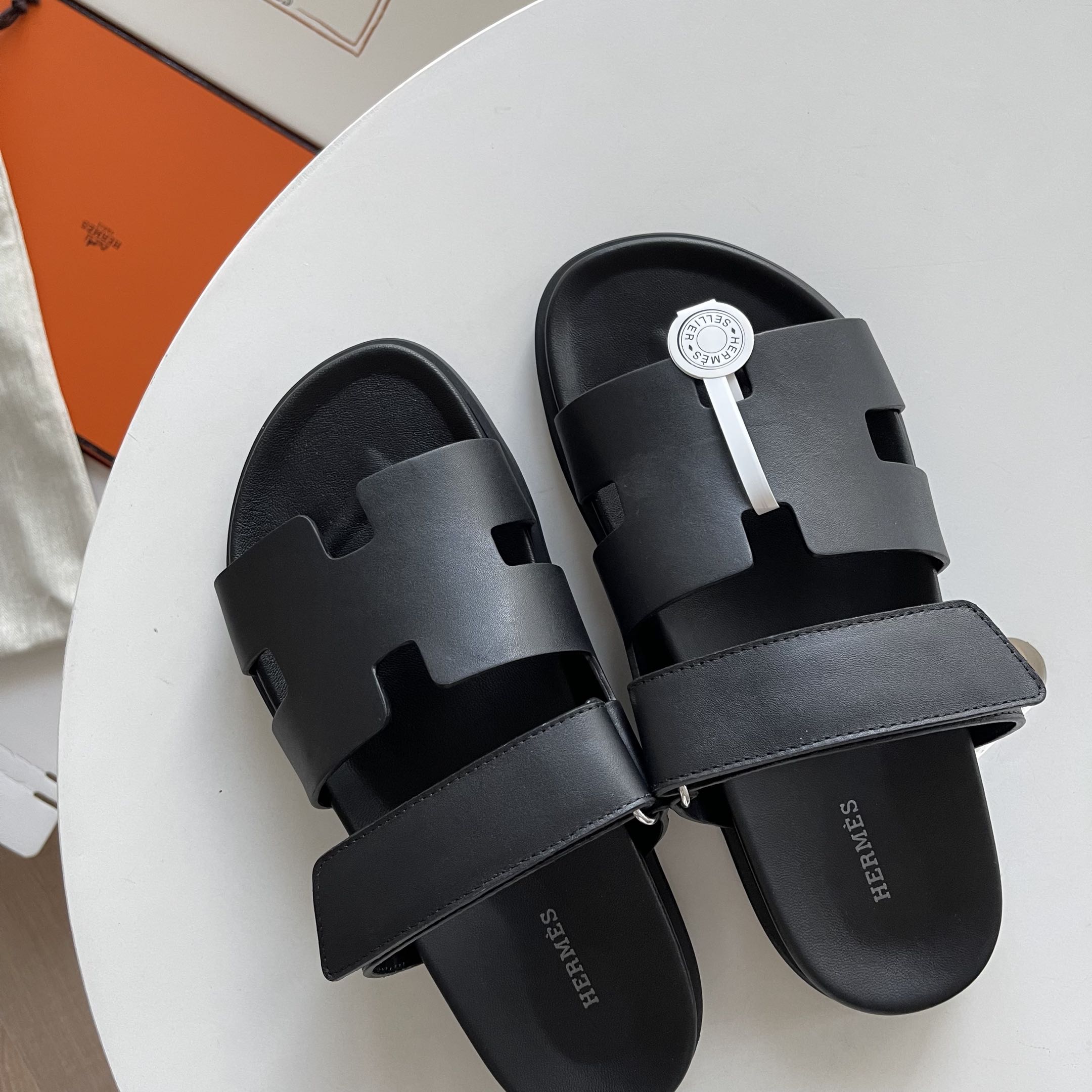 0425 The latest summer calfskin functional sandals