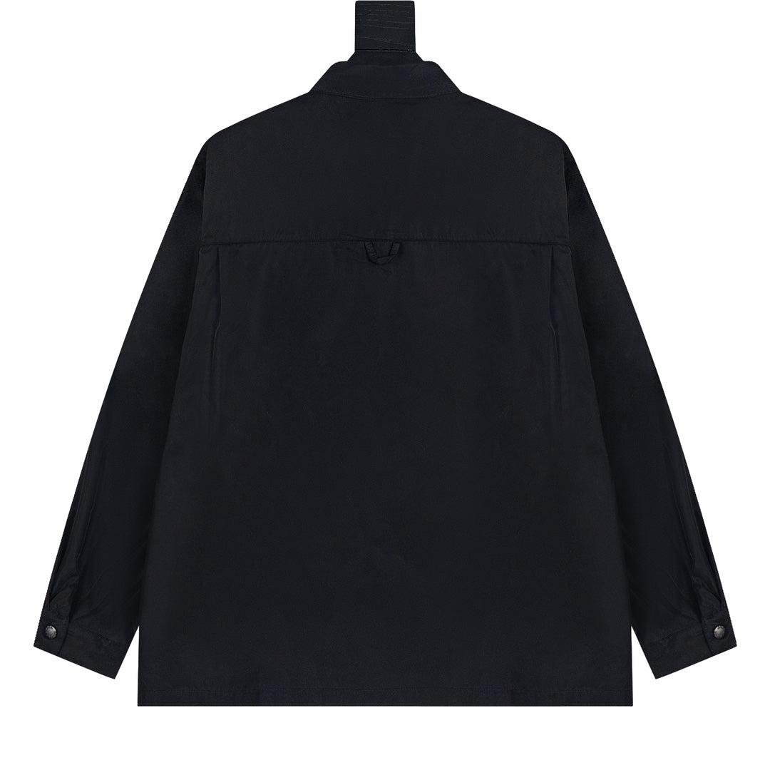 0717 A classic must-have minimalist shirt jacket