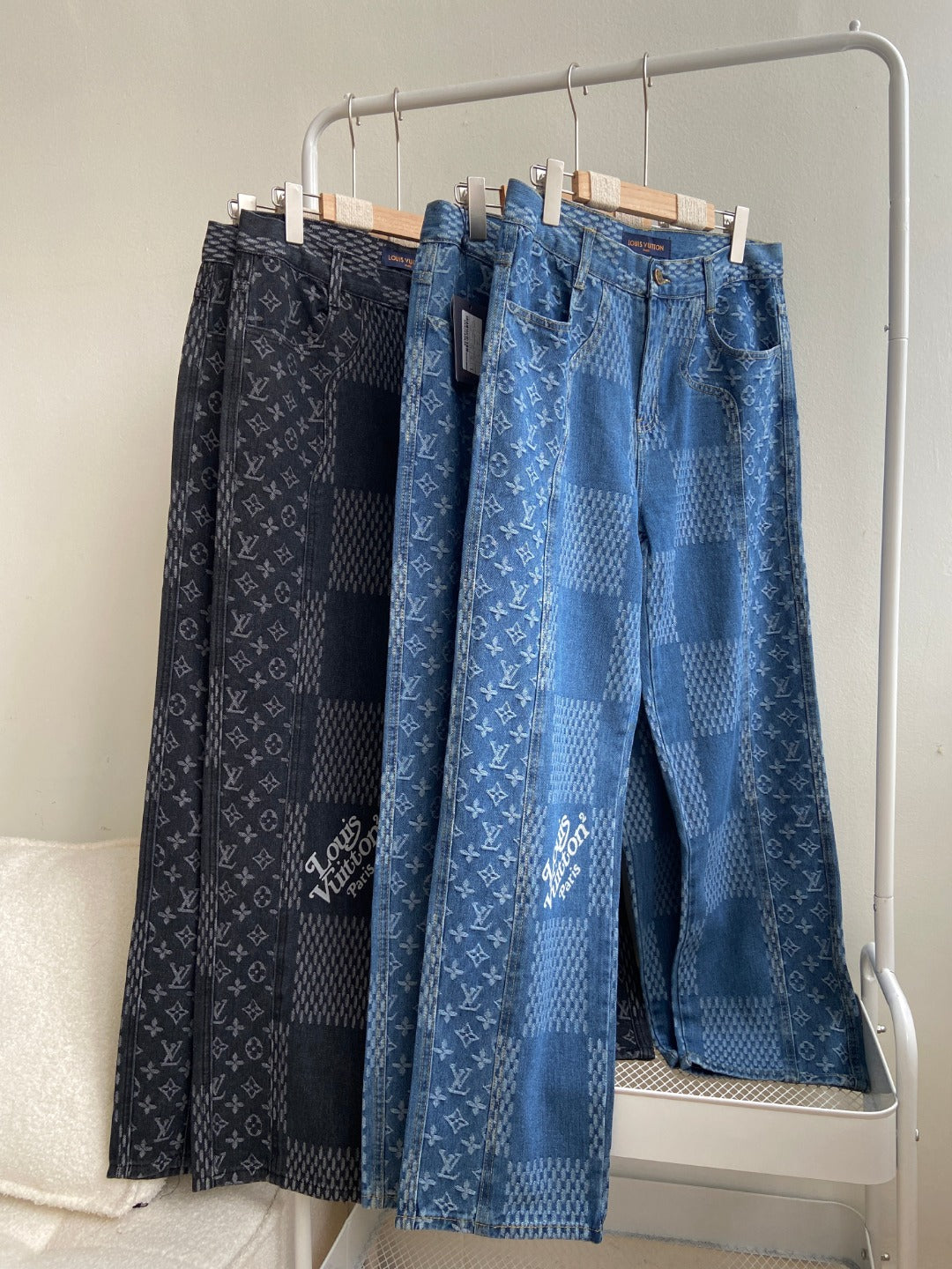 0717 Cargo functional denim pants