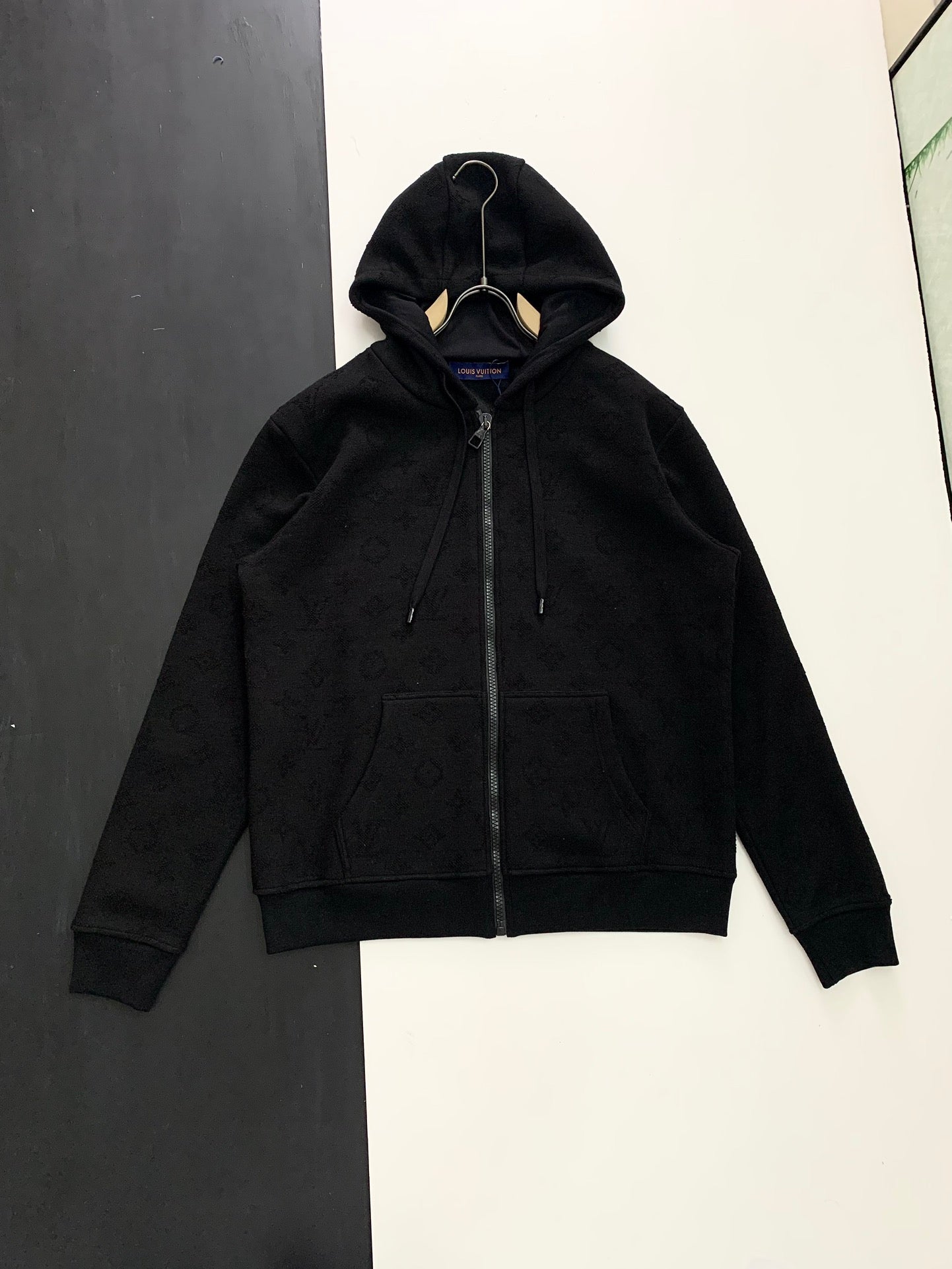 0808 New thick jacquard comfortable zipper hoodie