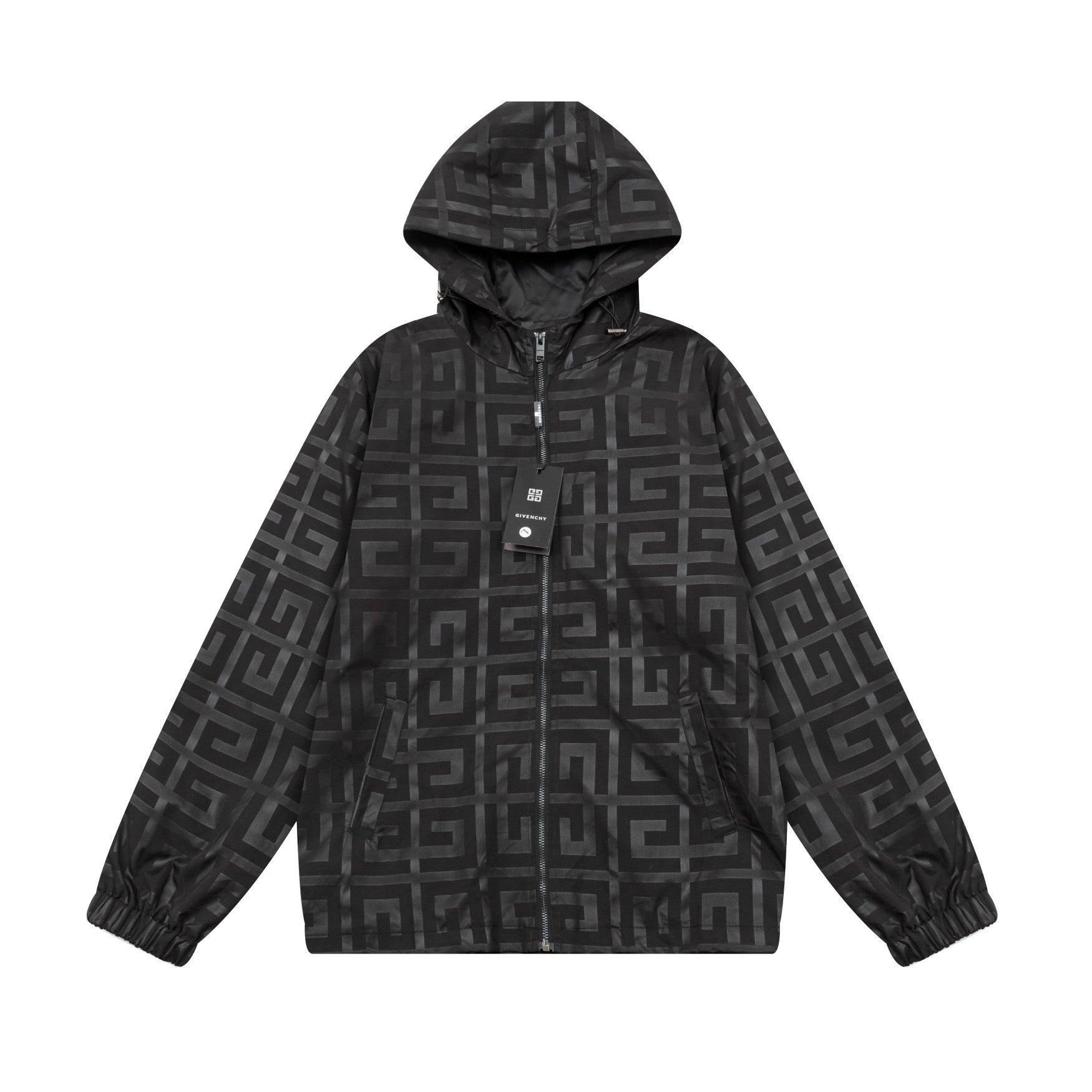 0909 High quality printed hooded coat