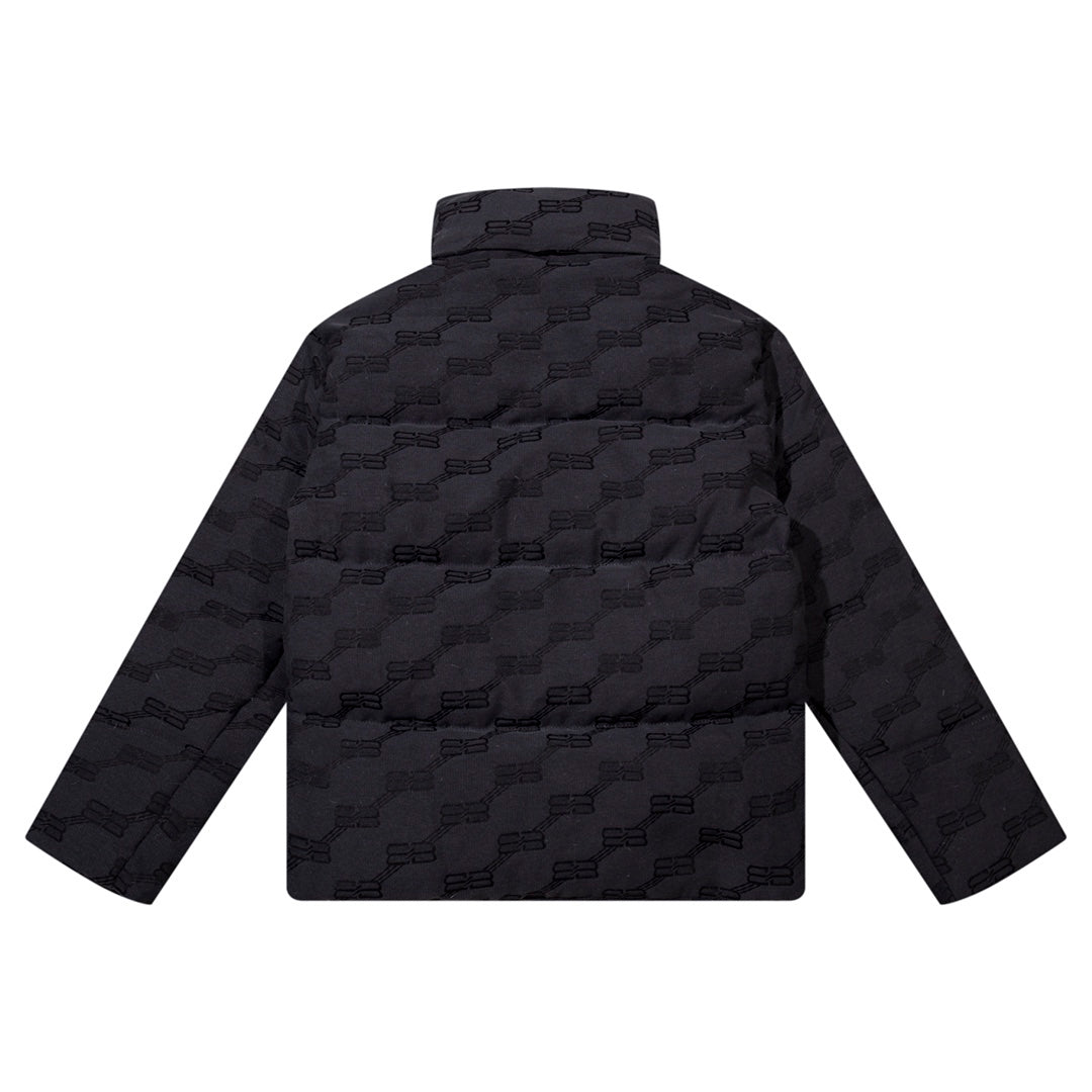 1021 New jacquard fabric down jacket