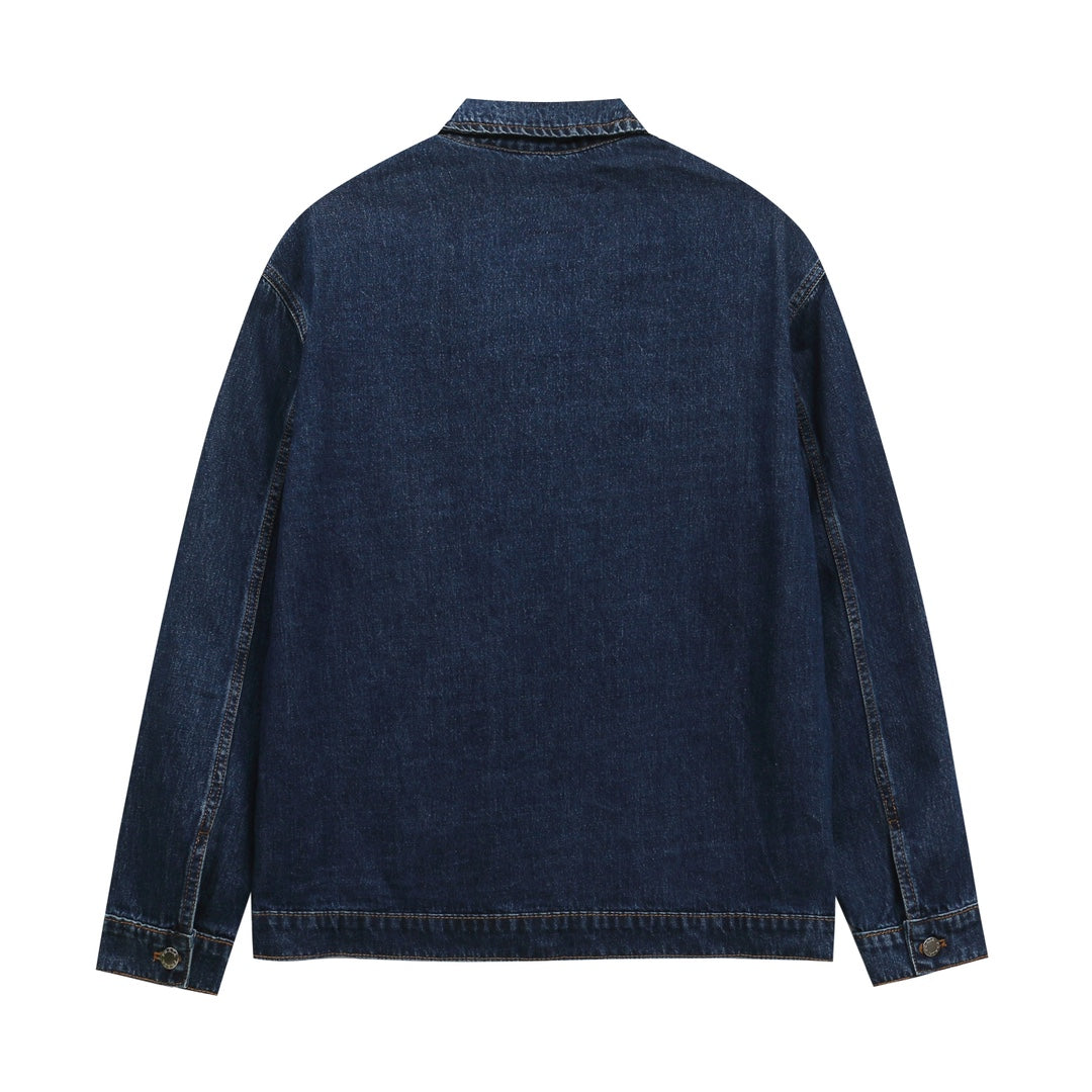 1102 New vintage water simple denim jacket