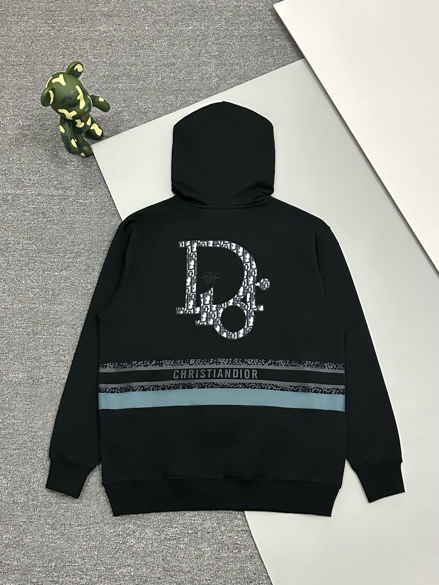 1105 New heavy industry wool ring three-dimensional printing hoodie